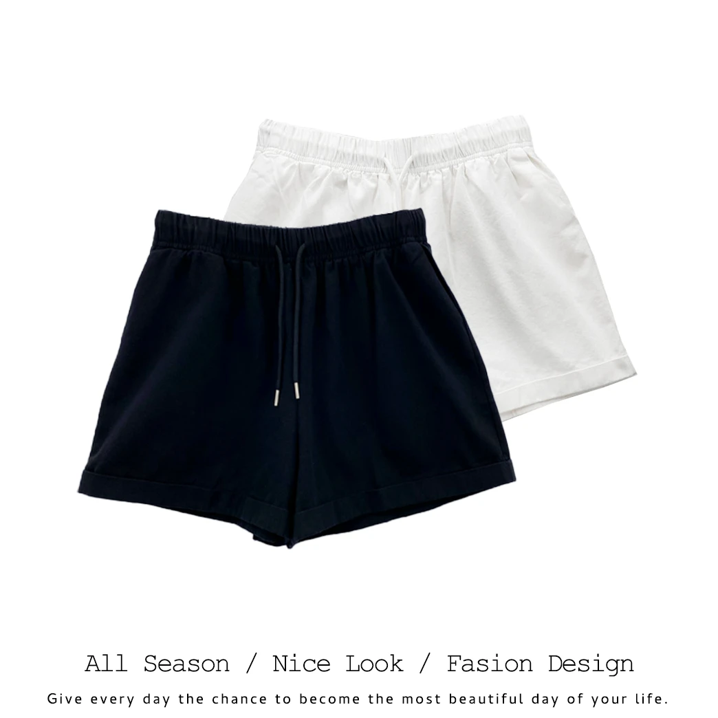 672 运动短裤辣妹热裤休闲夏季高腰直筒裤百搭裤子#6927  301