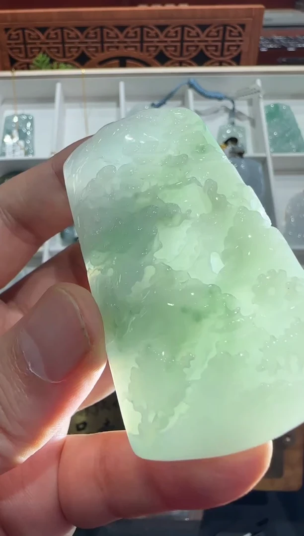 未镶嵌挂件翡翠A货翡翠多样性孤品