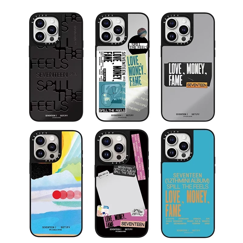 CASE联名SEVENTEEM适用iPhone16Pro苹果15Promax手机壳14潮牌防摔
