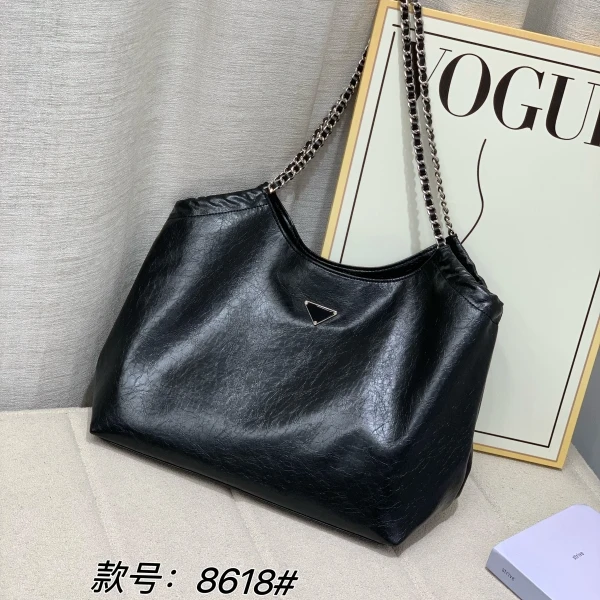 【佐伊甄选】FES-8618-黑色轻奢女士时尚潮流通勤腋下斜挎包