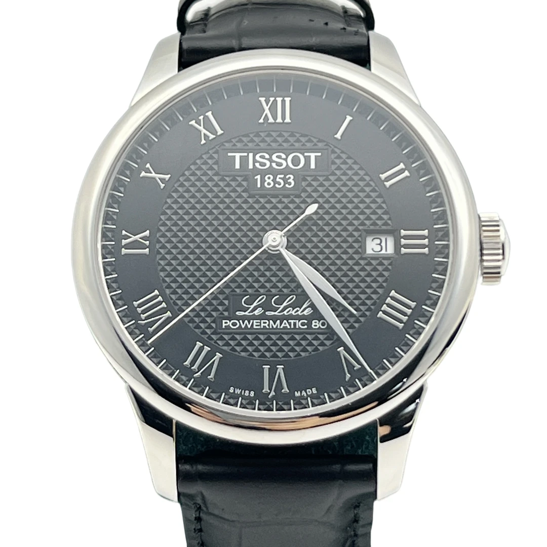 99新 Tissot/天梭 力洛克/臻耀/男机械黑盘/T006/公价4950/39.3MM