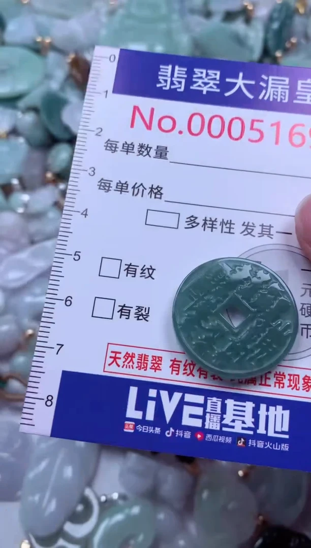 吊坠(不含链)未镶嵌翡翠5169