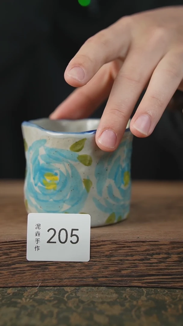 【闪购商品】杯子泥垚手作景德镇手工手绘器物205