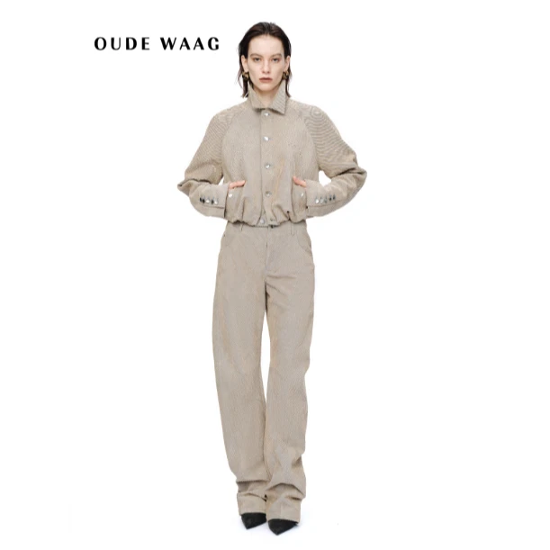 【LOCAT】OUDE WAAG 坑条灯芯绒廓形长裤  25AW-PT09P1WI016