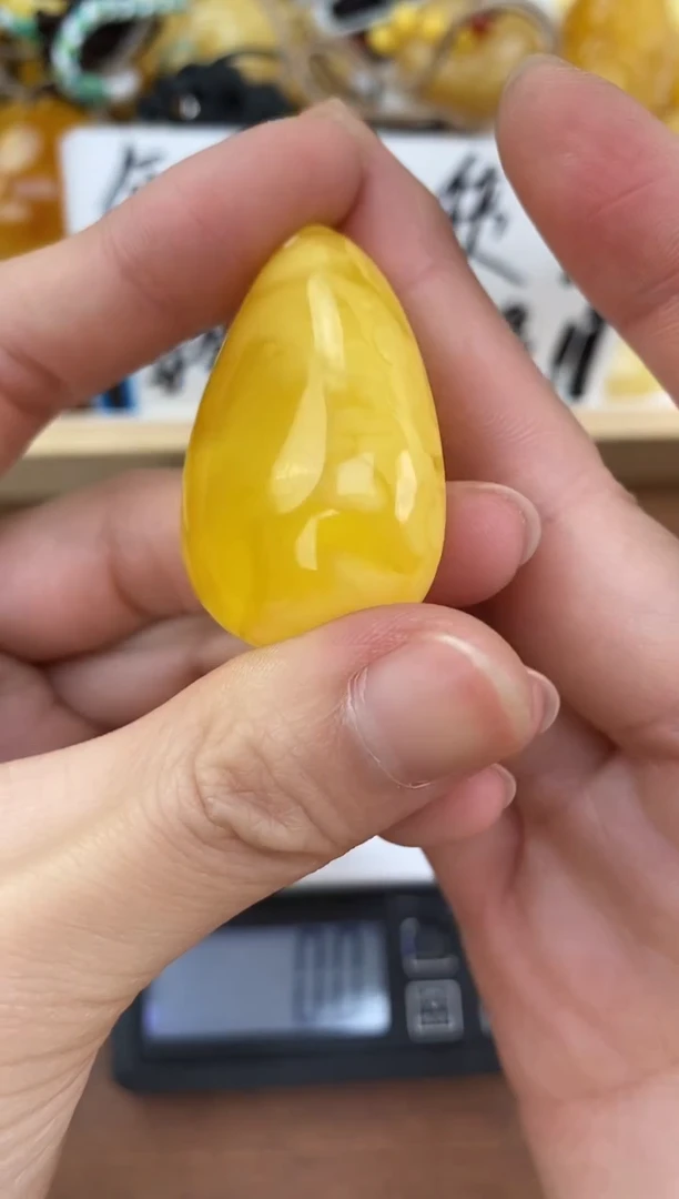 裸石琥珀未镶嵌天然琥珀蜜蜡