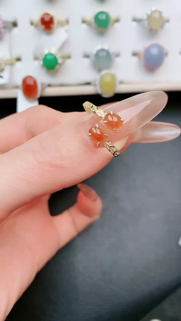 【闪购商品】翡翠戒指银S925镶嵌....