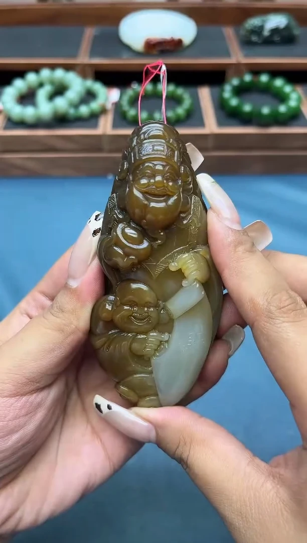 未镶嵌和田玉把件qmt