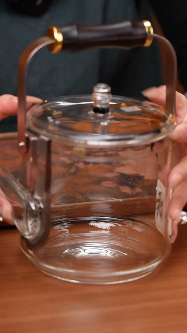 【闪购商品】禾器/透明君若壶/滤片款/紫光檀把