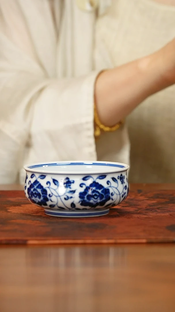 杯景德镇陶瓷杯碗柴烧多人W40