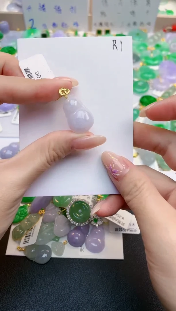 颈饰未镶嵌翡翠天然缅甸A货翡翠