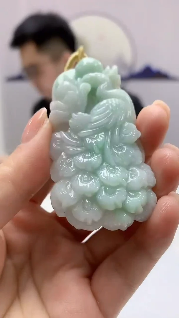 【闪购商品】定制翡翠未镶嵌5153ms-毛货134凤凰