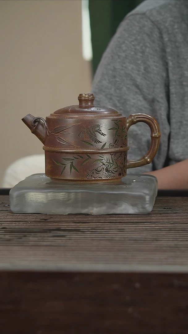 茶壶紫砂紫砂壶5号范菊英360CC