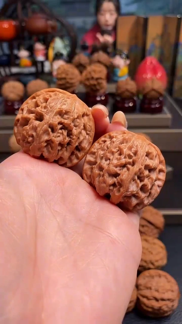 【闪购商品】文玩核桃把件H363苹果园41