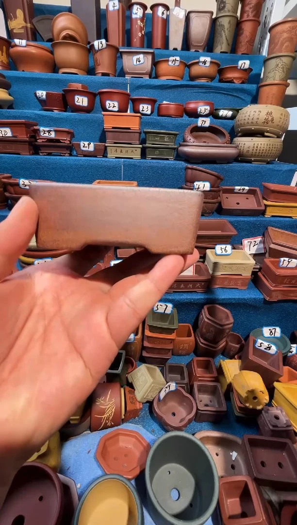 【闪购商品】紫砂紫砂花盆10*6.5*3