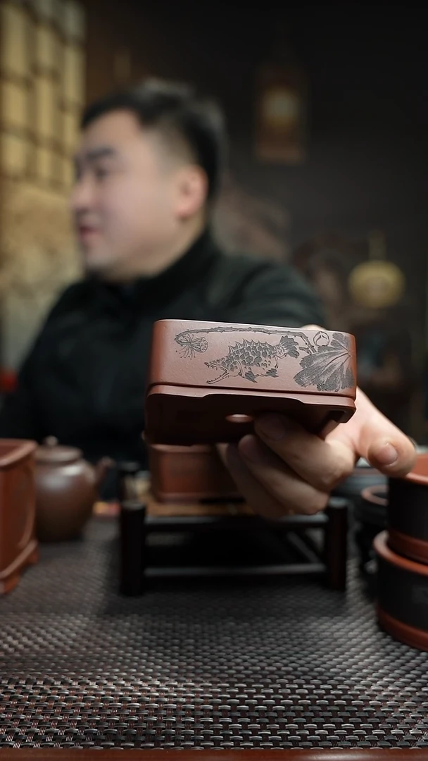 紫砂花盆潞長木軒精品紫砂