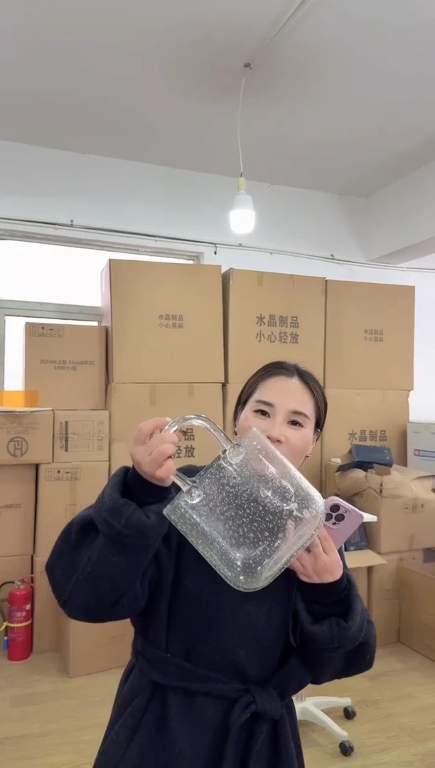 【闪购商品】无铅玻璃洛芙花器-v-早5