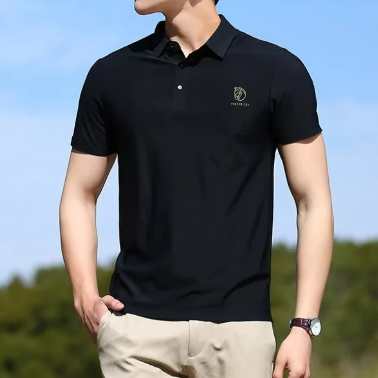 男士时尚翻领短袖1199