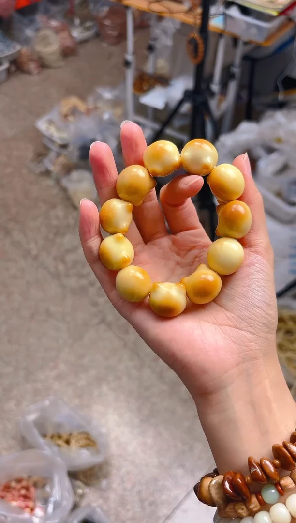 吊坠菩提根/象牙果炭烤猫猫头单圈