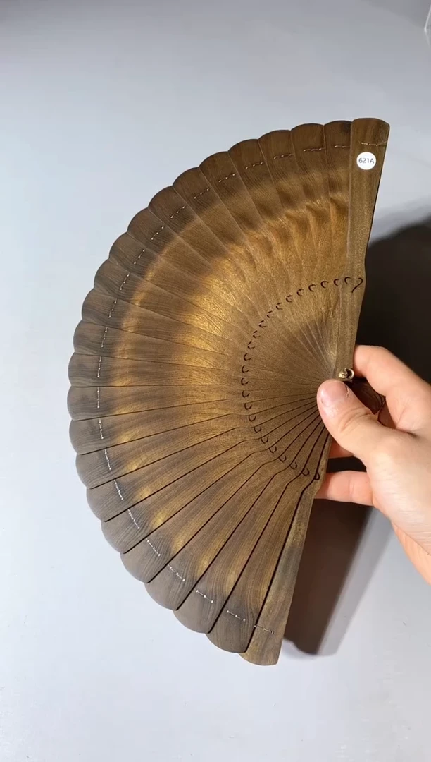 金丝楠621号18cm金丝楠木小叶桢楠扇子