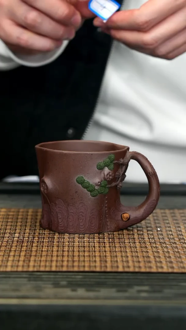 【闪购商品】紫砂茶壶69松趣把杯