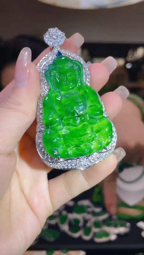 【闪购商品】翡翠吊坠(不含链)未镶嵌多样性发其一