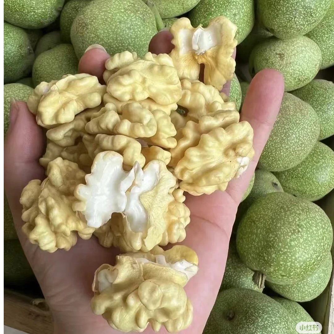 2025年新货新鲜湿核桃青皮核桃农家老树香脆1斤3斤5斤10斤原生态