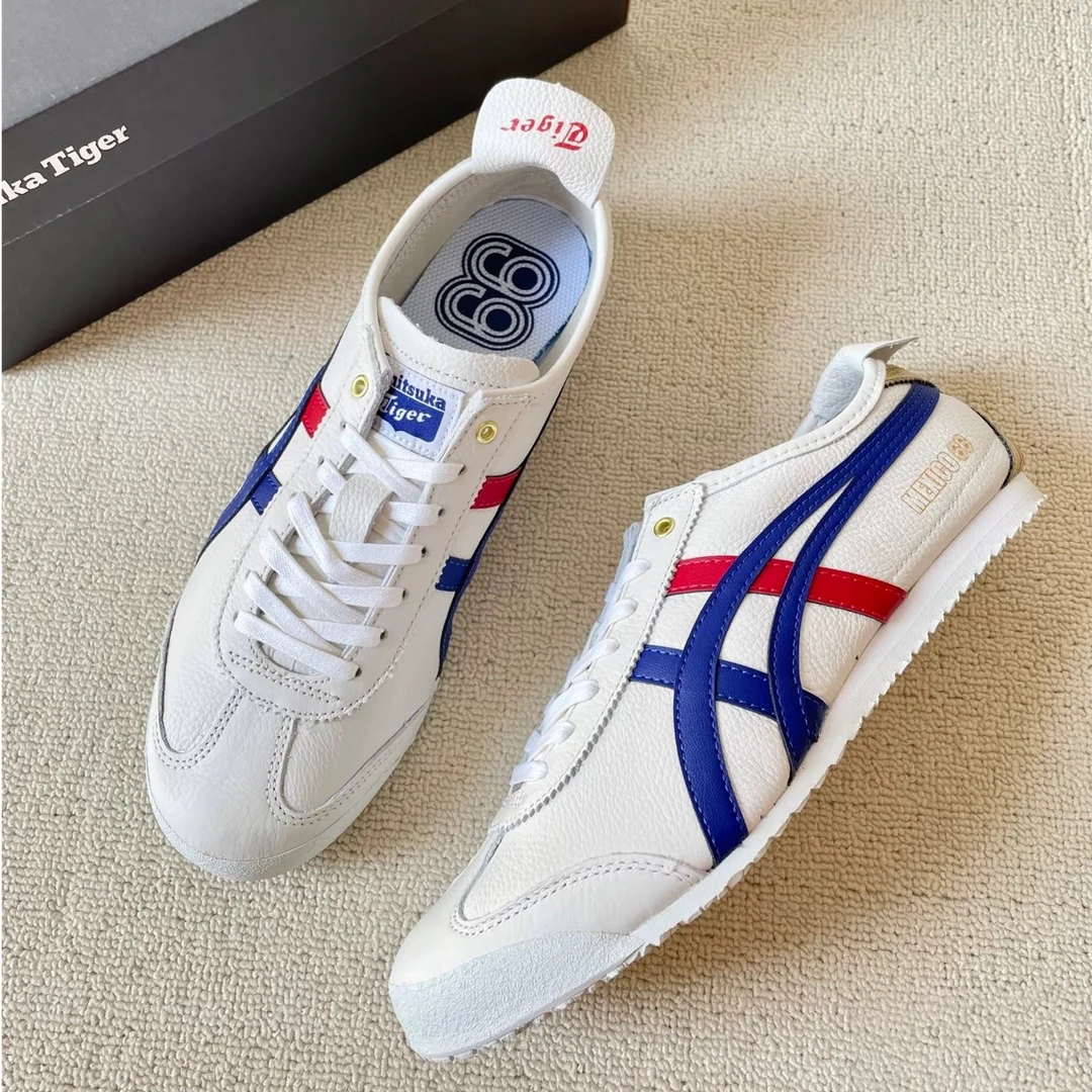 Onitsuka Tiger 鬼塚虎MEXICO 66男女鞋烫金潮流休闲鞋款官方正品