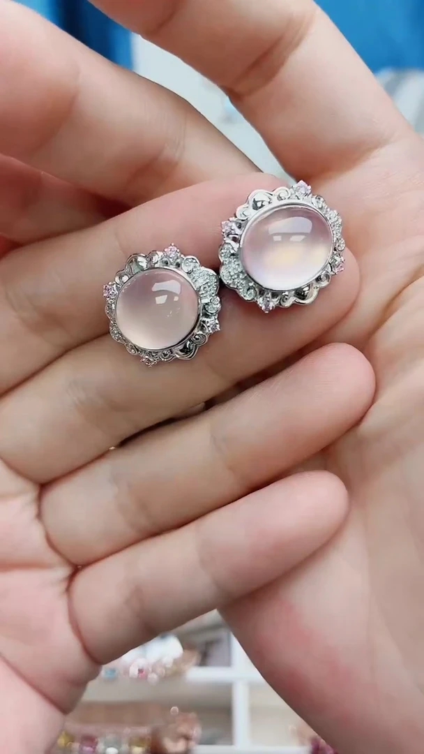 银S925镶嵌耳饰水晶267ZB1106产品一个