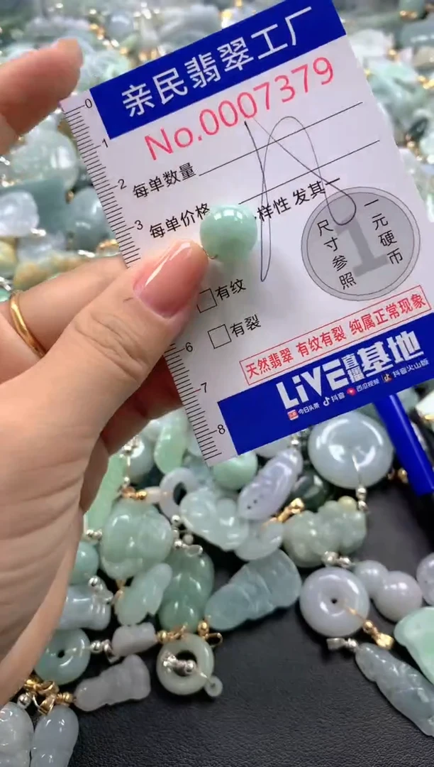 颈饰未镶嵌翡翠7379