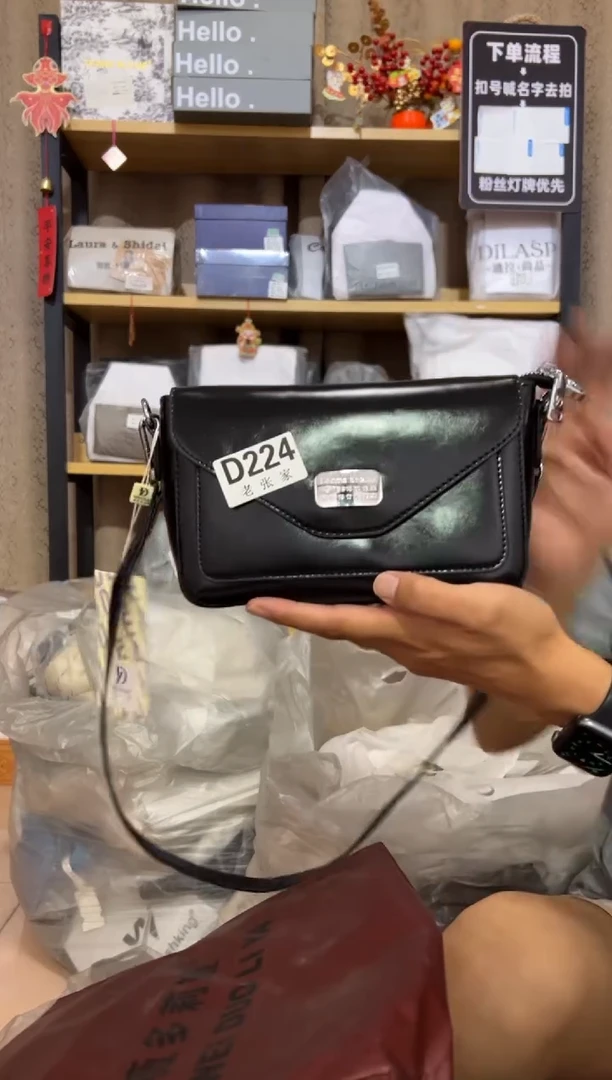 小牛剖层皮革老张家女包224