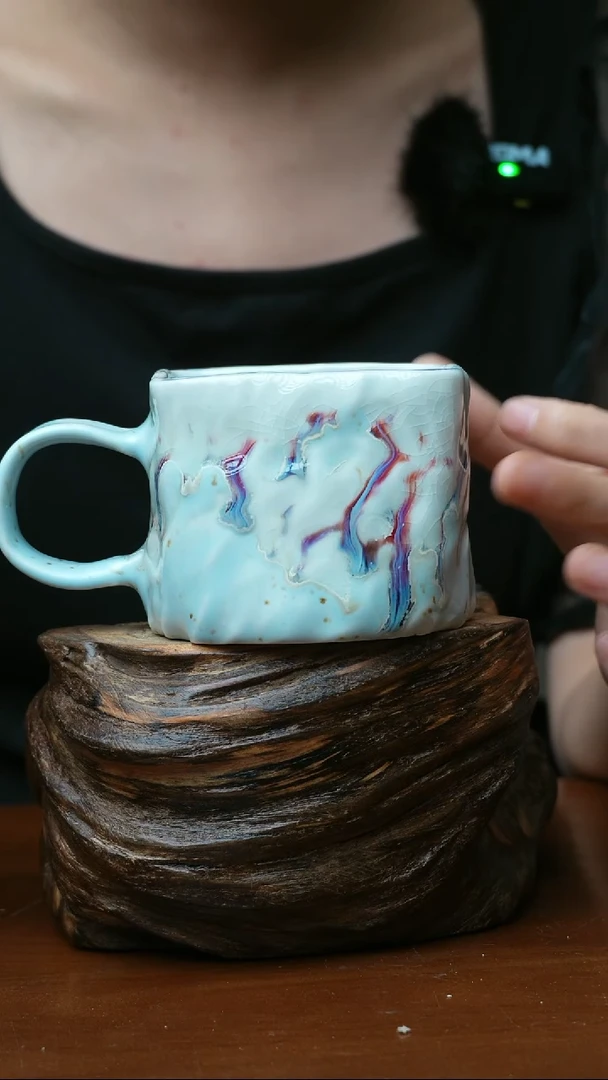 杯子514景德镇手工颜色釉杯子