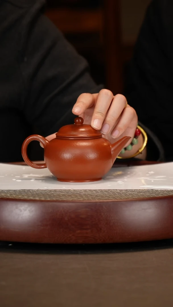 【闪购商品】紫砂茶壶朱泥水平