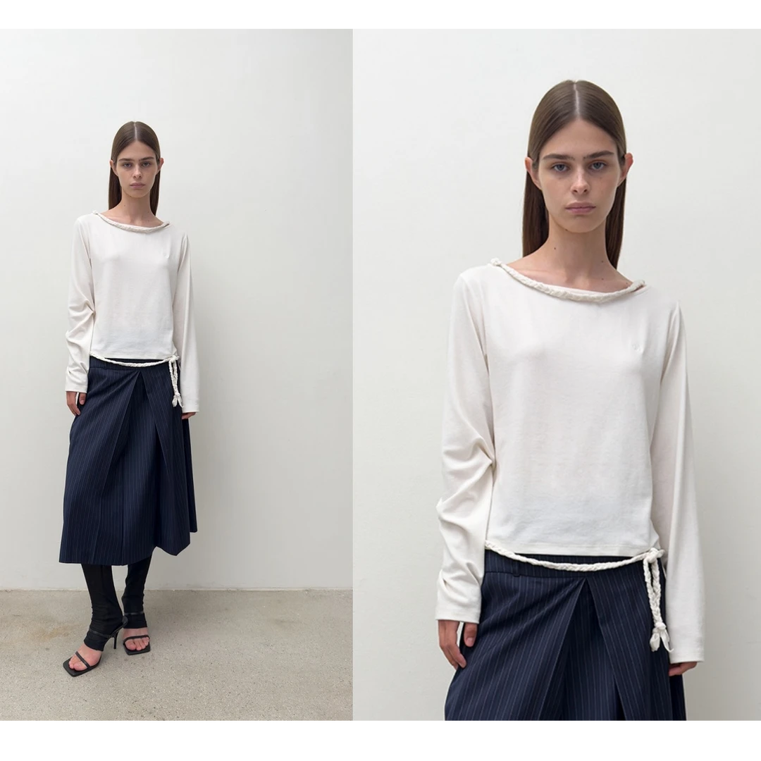 【LOCAT】diagonal  上衣  ODLY 8294