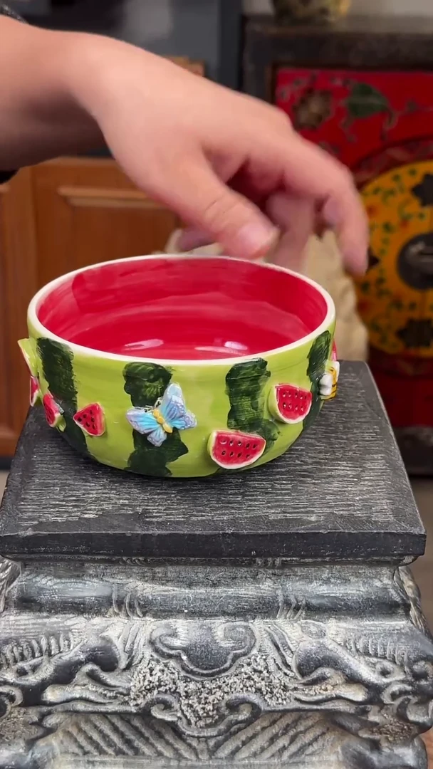 【闪购商品】摆件手工釉下彩微瑕下播福利