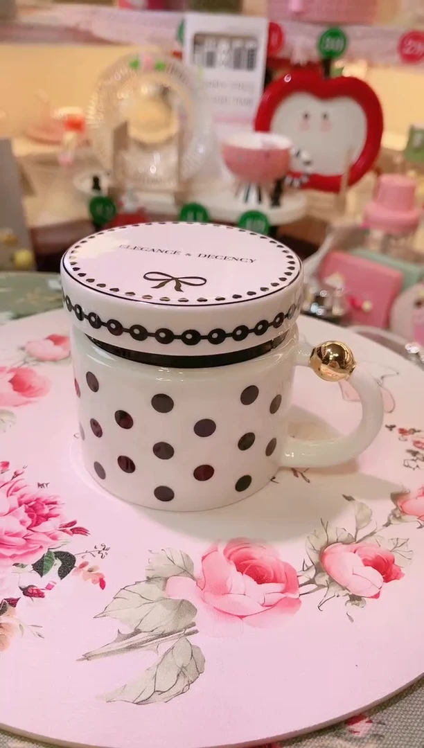 【闪购商品】摆件波点咖啡杯品质好，发货快，放心拍