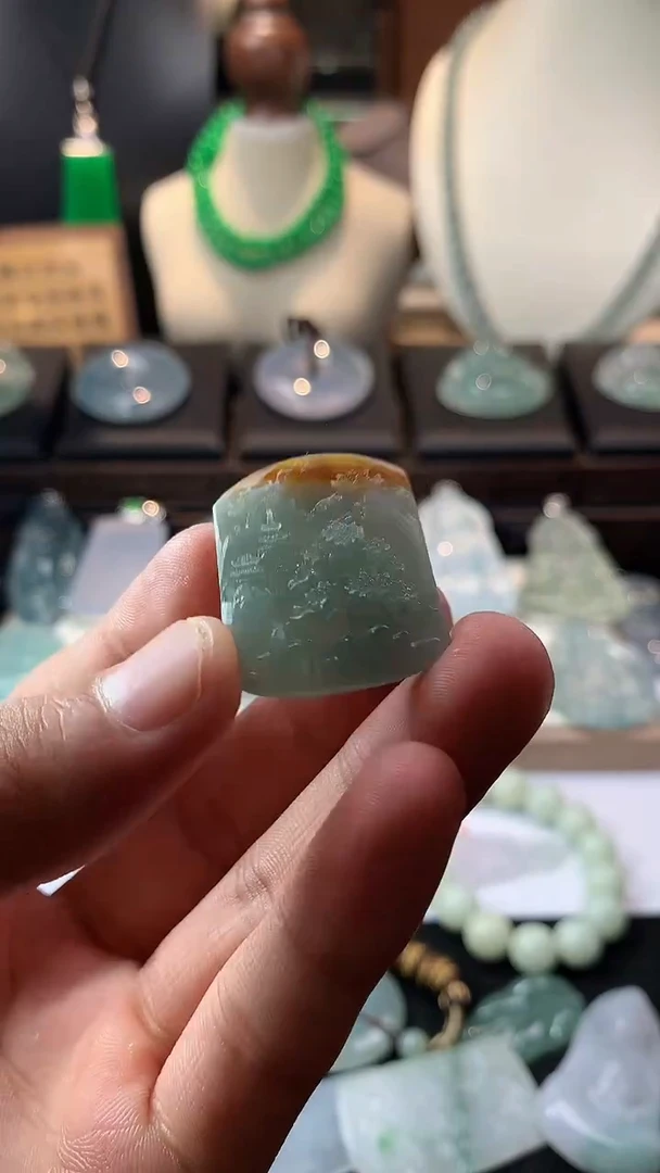 未镶嵌定制翡翠终****务3906毛货不退不换