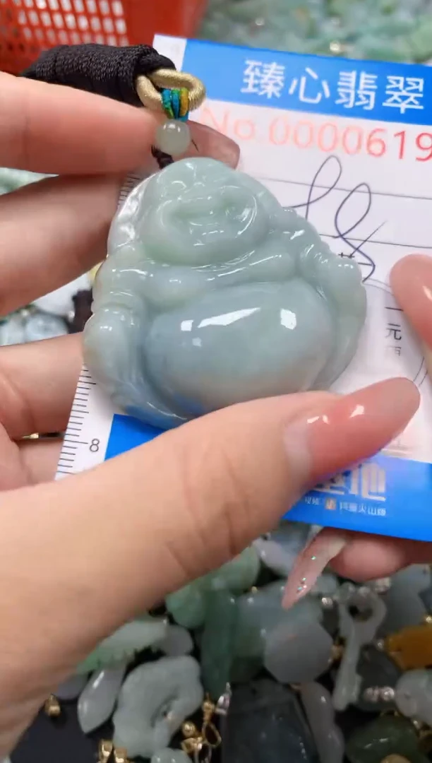 翡翠未镶嵌颈饰619