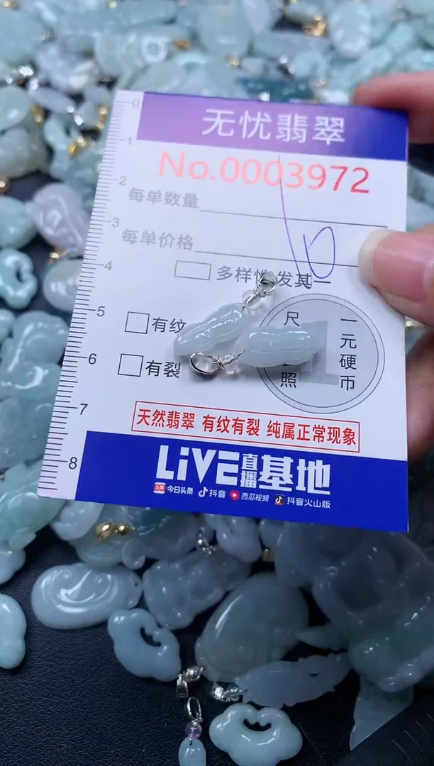 颈饰未镶嵌翡翠3972