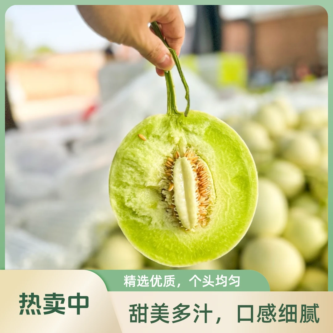 北京北郎中甄选｜高糖多汁冰淇淋奶香蜜甜瓜新鲜北京市