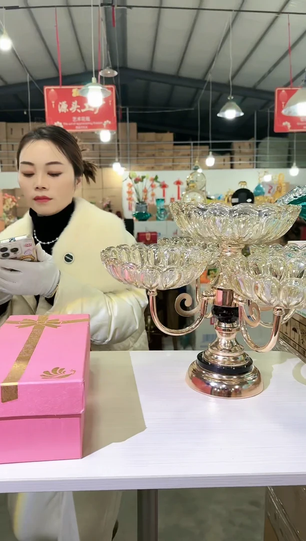 【闪购商品】琉璃昕洋YP-花器-53早