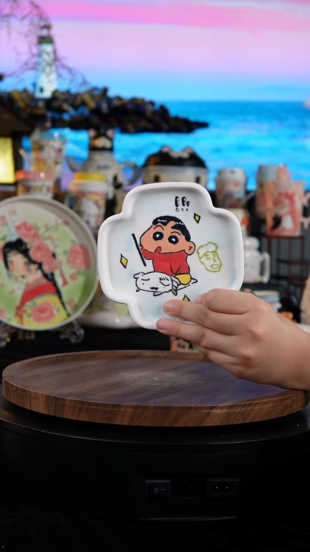 陶瓷便携款手工手绘景德镇陶瓷1