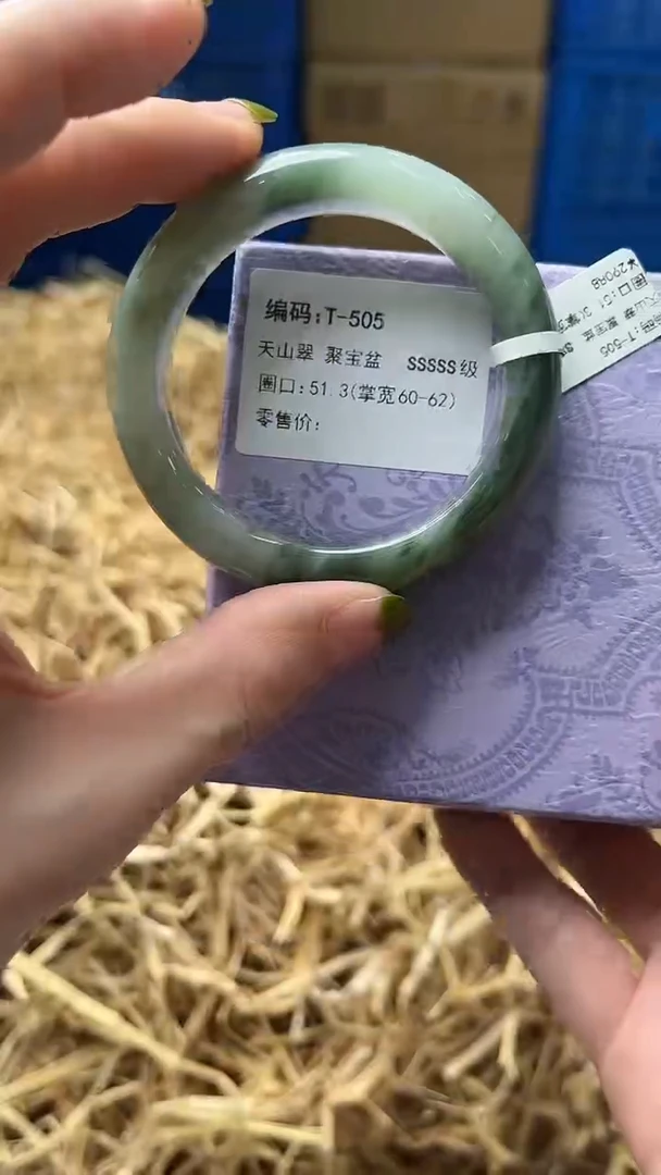 未镶嵌手镯石英质玉T505