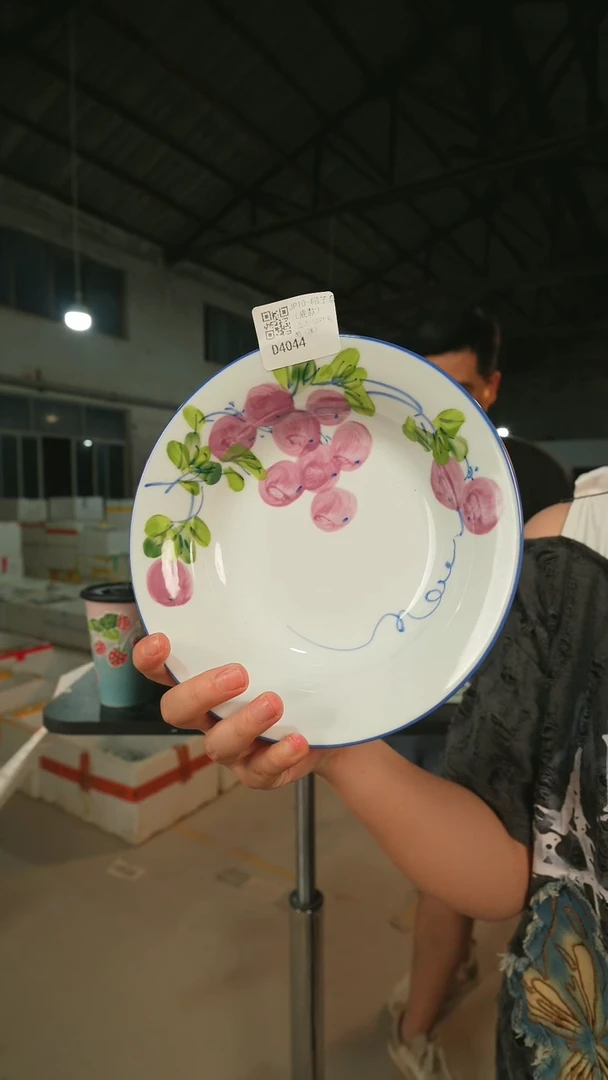 碗景德镇高温釉下手绘陶瓷