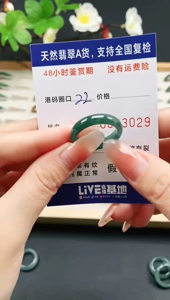 未镶嵌戒指翡翠3029