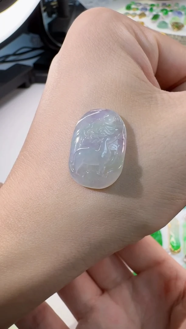 颈饰未镶嵌翡翠缅甸A货翡翠