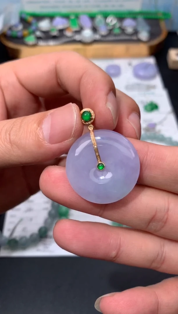 定制翡翠18K金镶嵌模式推广期48小时鉴赏期