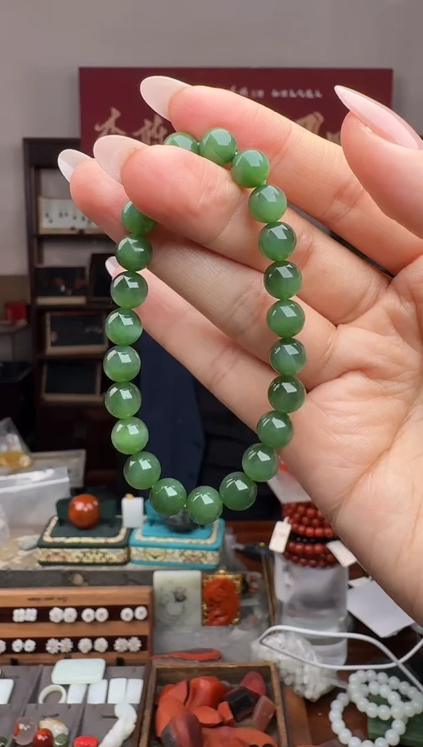 未镶嵌和田玉挂件3707-多样性发其一 8mm