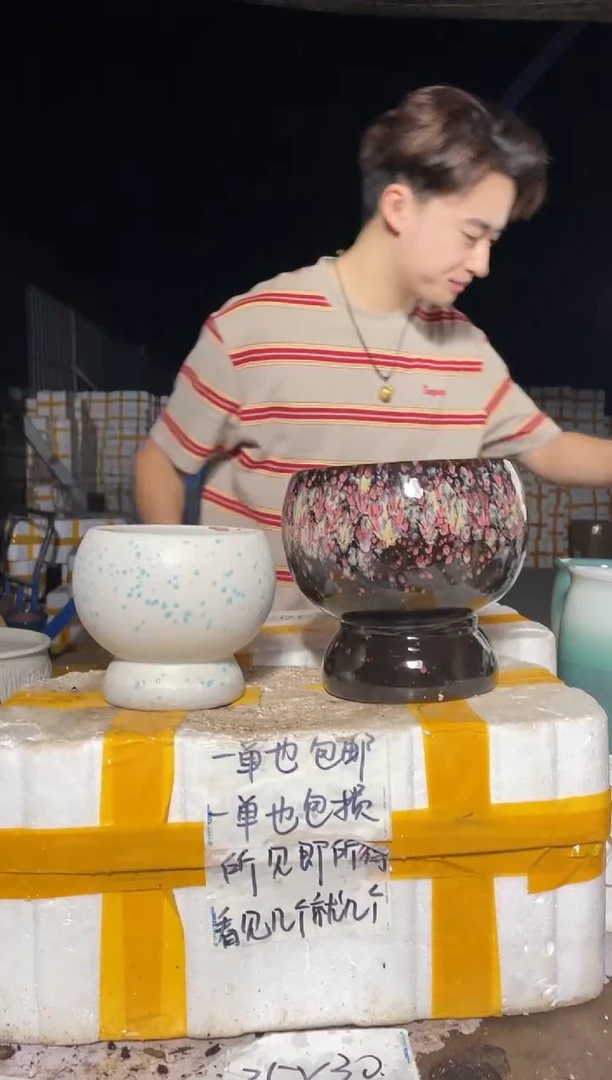 紫砂花盆紫砂花盆宜兴紫砂粗陶花盆18*20