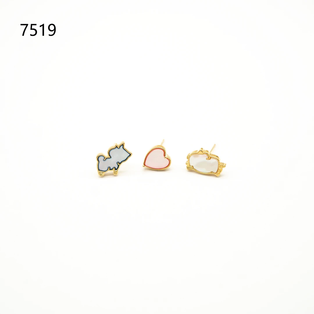 铜合金耳饰 设计师气质耳环小众设计高级感耳环耳饰～7519