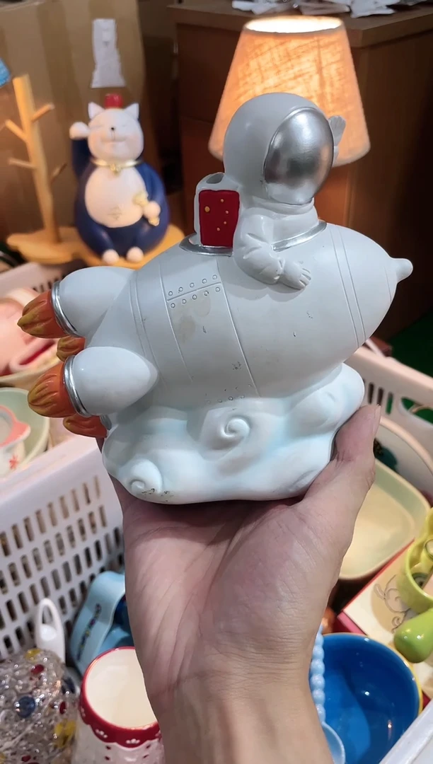 其他宇航员摆件存钱罐，开播福利，拼手速